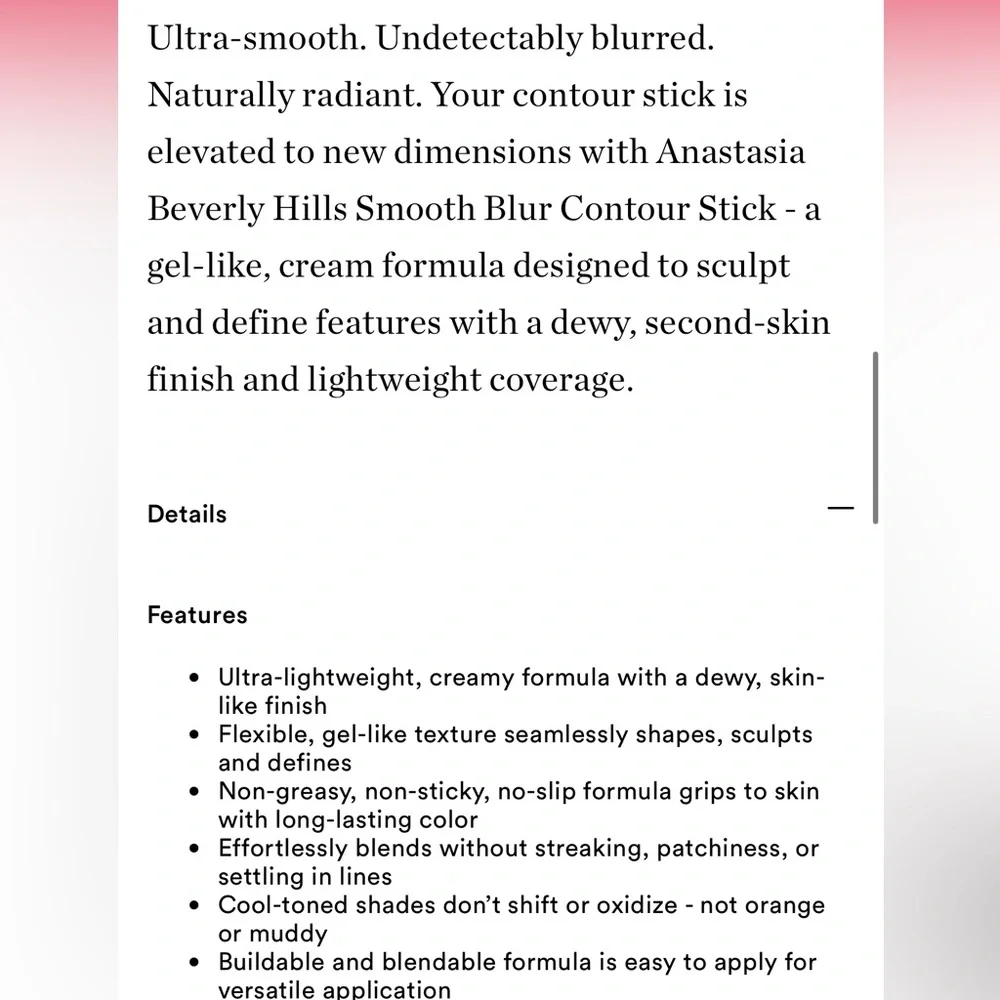 ABH ‘Core Shadow’ Smooth Blur Cream Contour Stick